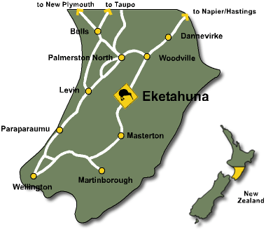 Eketahuna in New Zealand
